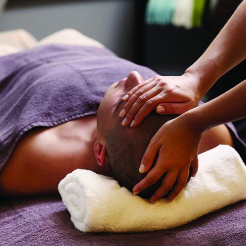 Massage treatment at Omega's Wellness Center